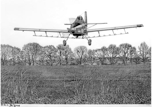 Air Tractor AT-502 DeSpain Pen and Ink Drawing