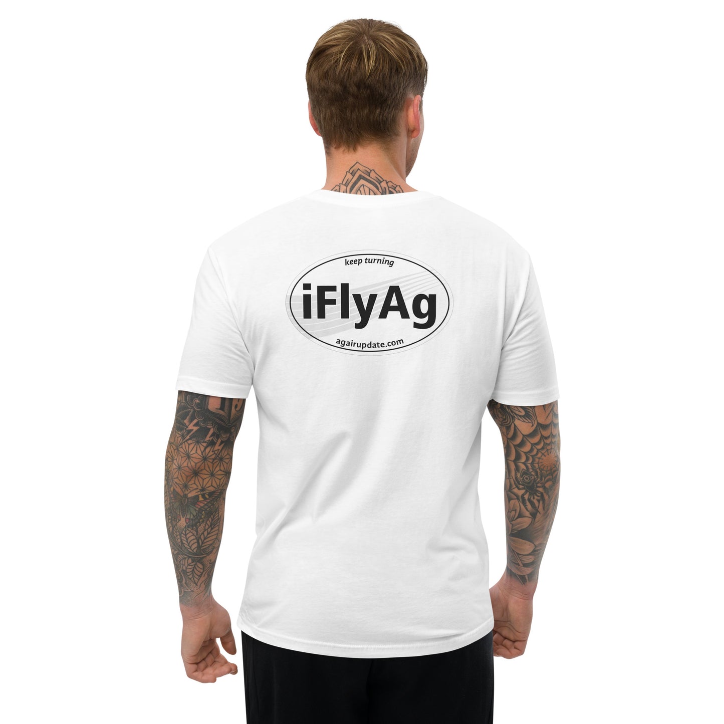 Camiseta de manga curta iFlyAg